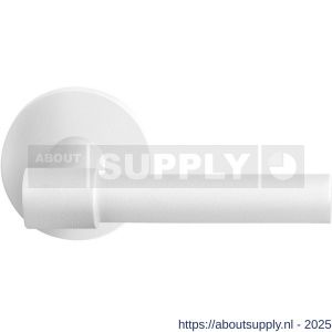 GPF Bouwbeslag ZwartWit 8233.62-00 Hipi Deux deurkruk op rond rozet 50x8 mm wit - S21013982 - afbeelding 1