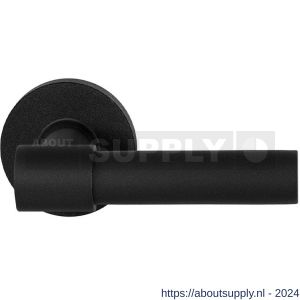 GPF Bouwbeslag ZwartWit 8234.61-00 Hipi Deux+ deurkruk op rond rozet 50x8 mm zwart - S21009353 - afbeelding 1