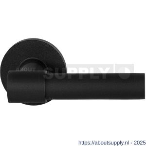 GPF Bouwbeslag ZwartWit GPF8234.61-00 Hipi Deux+ deurkruk op rond rozet 50x8 mm zwart - S21009353 - afbeelding 1