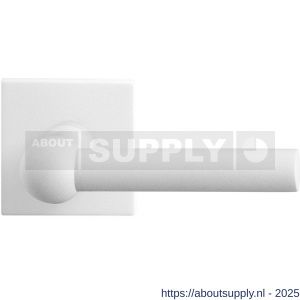 GPF Bouwbeslag ZwartWit GPF8237.62-02 Hipi deurkruk op vierkant rozet 50x50x8 mm wit - S21013993 - afbeelding 1