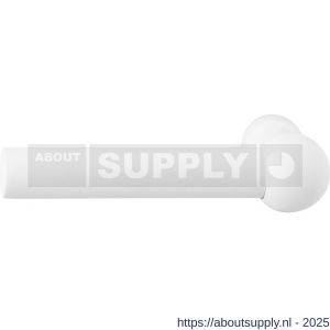 GPF Bouwbeslag ZwartWit GPF8237L/R Hipi deurkruk gatdeel 103,5 mm links-rechtswijzend wit - S21002680 - afbeelding 1