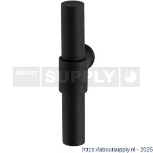GPF Bouwbeslag ZwartWit 8238 Hipi Deux kruiskruk 103 mm zwart - S21008062 - afbeelding 1