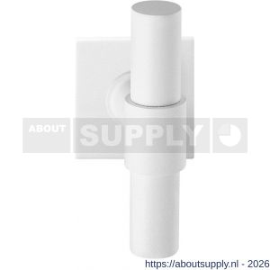 GPF Bouwbeslag ZwartWit GPF8243.62-02L Hipi Deux+ kruiskruk gatdeel op vierkant rozet 50x50x8 mm linkswijzend wit - S21014015 - afbeelding 1