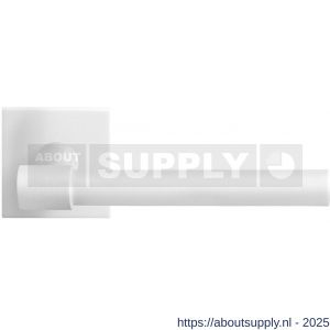 GPF Bouwbeslag ZwartWit GPF8246.62-02 Hipi Deux deurkruk op vierkant rozet 50x50x8 mm wit - S21014019 - afbeelding 1