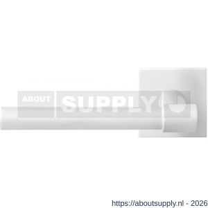 GPF Bouwbeslag ZwartWit GPF8246.62-02L Hipi Deux deurkruk gatdeel op vierkant rozet 50x50x8 mm linkswijzend wit - S21014021 - afbeelding 1