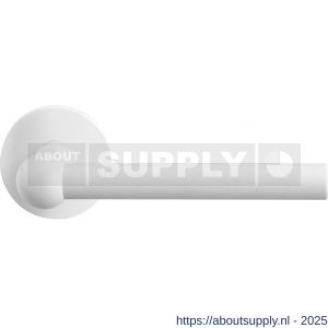 GPF Bouwbeslag ZwartWit GPF8247.62-00 Hipi deurkruk op rond rozet 50x8 mm wit - S21014023 - afbeelding 1