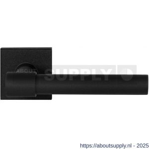 GPF Bouwbeslag ZwartWit 8248.61-02 Hipi Deux+ deurkruk op vierkant rozet 50x50x8 mm zwart - S21009382 - afbeelding 1