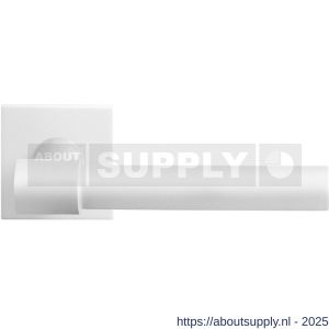 GPF Bouwbeslag ZwartWit GPF8249.62-02 Hipi Deux+ deurkruk op vierkant rozet 50x50x8 mm wit - S21014029 - afbeelding 1