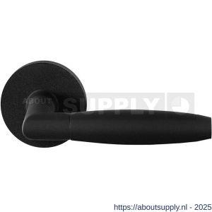 GPF Bouwbeslag ZwartWit 8265.61-00 Ika deurkruk op rond rozet 50x8 mm zwart - S21009387 - afbeelding 1