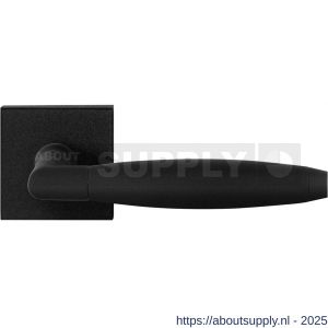 GPF Bouwbeslag ZwartWit 8266.61-02 Ika XL deurkruk op vierkant rozet 50x50x8 mm zwart - S21009390 - afbeelding 1