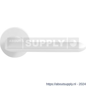 GPF Bouwbeslag ZwartWit 8292.62-00 Wini deurkruk op rond rozet 50x8 mm wit - S21014051 - afbeelding 1