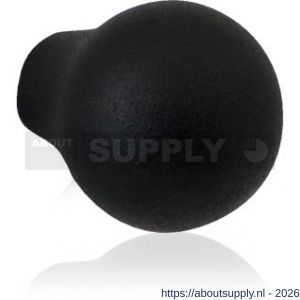 GPF Bouwbeslag ZwartWit GPF8500.25 meubelknop rond 25 mm hoogte 33 mm zwart - S21005420 - afbeelding 1