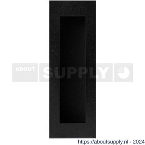 GPF Bouwbeslag ZwartWit 8715.61A schuifdeurkom rechthoekig 120x40 mm zwart - S21007582 - afbeelding 1