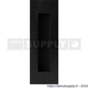 GPF Bouwbeslag ZwartWit 8715.61C schuifdeurkom rechthoekig 150x50 mm zwart - S21007583 - afbeelding 1