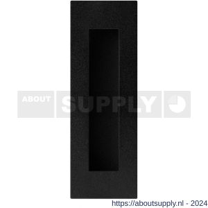 GPF Bouwbeslag ZwartWit 8715.61D schuifdeurkom rechthoekig 180x60 mm zwart - S21007584 - afbeelding 1