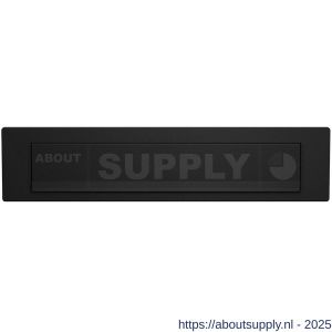 GPF Bouwbeslag ZwartWit 8830.61 briefplaat 340x77 met valklep 280x45 mm zwart - S21006734 - afbeelding 1