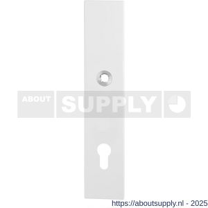 GPF Bouwbeslag ZwartWit 8872.62/92 veiligheids binnenschild SKG*** 248x52x8 mm rechthoekig PC92 wit - S21008637 - afbeelding 1