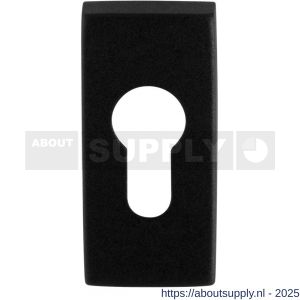 GPF Bouwbeslag ZwartWit 8902.01 cilinderrozet rechthoekig 70x32x10 mm zwart - S21008287 - afbeelding 1