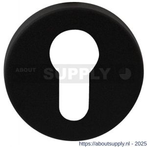 GPF Bouwbeslag ZwartWit 8902.05 cilinderrozet rond 50x6 mm zwart - S21007347 - afbeelding 1