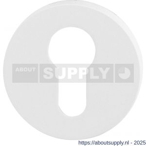 GPF Bouwbeslag ZwartWit 8902.40 cilinderrozet rond 50x8 mm wit - S21003606 - afbeelding 1