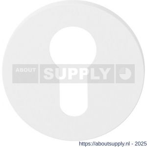 GPF Bouwbeslag Entree 8902VW cilinderrozet rond 53x6 mm wit - S21011335 - afbeelding 1