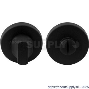 GPF Bouwbeslag ZwartWit 8910.05 toiletgarnituur 50x6 mm stift 8 mm grote knop zwart - S21007382 - afbeelding 1