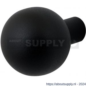 GPF Bouwbeslag ZwartWit 8954.61 S1 kogelknop 50 mm draaibaar met krukstift zwart - S21008075 - afbeelding 1