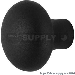 GPF Bouwbeslag ZwartWit 8959.61 S1 Paddenstoel knop 52 mm draaibaar met krukstift zwart - S21011067 - afbeelding 1