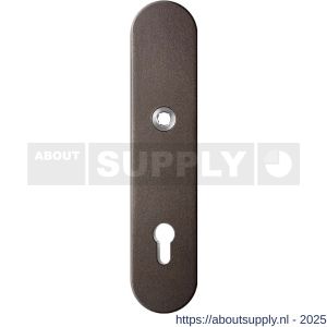 GPF Bouwbeslag Anastasius 9002.A1 veiligheids buitenschild SKG*** 248x52x11 mm afgerond PC92 Dark blend - S21012766 - afbeelding 1