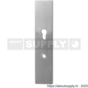 GPF Bouwbeslag RVS 9052.72 veiligheids buitenschild Comfort SKG*** 248x52x11 mm rechthoekig PC72 RVS geborsteld - S21004820 - afbeelding 1