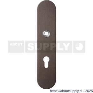 GPF Bouwbeslag Anastasius 9102.A1 veiligheids binnenschild SKG*** 248x52x8 mm afgerond PC72 Dark blend - S21012768 - afbeelding 1