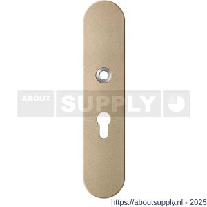 GPF Bouwbeslag Anastasius 9102.A4 veiligheids binnenschild SKG*** 248x52x8 mm afgerond PC55 Champagne blend - S21012797 - afbeelding 1