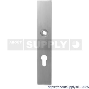 GPF Bouwbeslag RVS 9113.72 veiligheids binnenschild SKG*** 248x40x8 mm rechthoekig PC72 RVS geborsteld - S21004844 - afbeelding 1