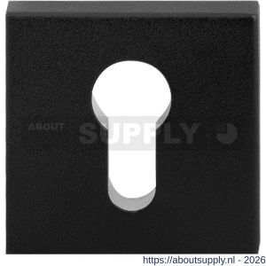 GPF Bouwbeslag ZwartWit GPF9386.61 Outside veiligheidsbuitenrozet vierkant 54 mm SKG*** zwart - S21012900 - afbeelding 1