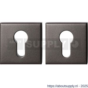 GPF Bouwbeslag Anastasius GPF9386.A1 Set veiligheidsrozet vierkant 54 mm SKG*** Dark blend - S21012920 - afbeelding 1