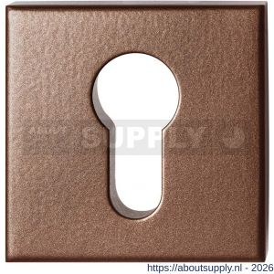 GPF Bouwbeslag Anastasius GPF9386.A2 Outside veiligheidsbuitenrozet vierkant 54x54x12,5 mm SKG*** Bronze blend - S21012925 - afbeelding 1
