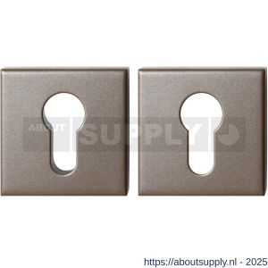 GPF Bouwbeslag Anastasius GPF9386.A3 veiligheidsrozet vierkant 54x54x12,5 mm SKG*** Mocca blend - S21012930 - afbeelding 1