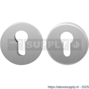 GPF Bouwbeslag RVS GPF9391.09 Set veiligheidsrozet rond 54 mm SKG*** RVS geborsteld - S21012944 - afbeelding 1