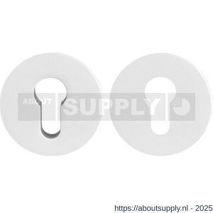 GPF Bouwbeslag ZwartWit GPF9391.62 Set veiligheidsrozet rond 54 mm SKG*** wit - S21012956 - afbeelding 1