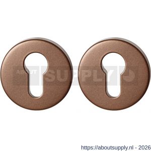 GPF Bouwbeslag Anastasius GPF9391.A2 Set veiligheidsrozet rond 54x12,5 mm SKG*** Bronze blend - S21012975 - afbeelding 1