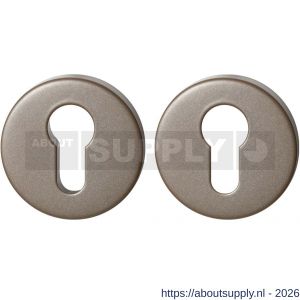 GPF Bouwbeslag Anastasius GPF9391.A3 Set veiligheidsrozet rond 54x12,5 mm SKG*** Mocca blend - S21012981 - afbeelding 1