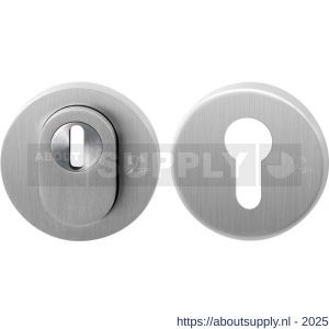 GPF Bouwbeslag RVS GPF9392.09 Set veiligheidsrozet rond 54 mm SKG*** kerntrekbeveiliging RVS geborsteld - S21013011 - afbeelding 1