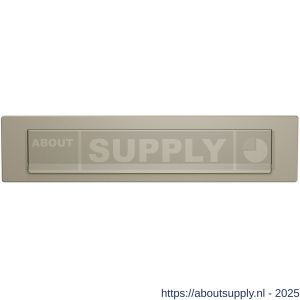 GPF Bouwbeslag Anastasius 9830.A4 briefplaat 340x77 mm met valklep 280x45 mm Champagne blend - S21009003 - afbeelding 1