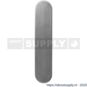 GPF Bouwbeslag RVS 9841.00 veiligheids binnenschild SKG*** 248x52x8 mm afgerond geheel blind RVS geborsteld - S21004803 - afbeelding 1