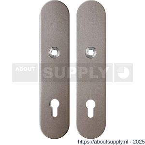 GPF Bouwbeslag Anastasius 9845.A3 veiligheids schilden SKG*** binnen-buiten PC92 Mocca blend - S21012832 - afbeelding 1
