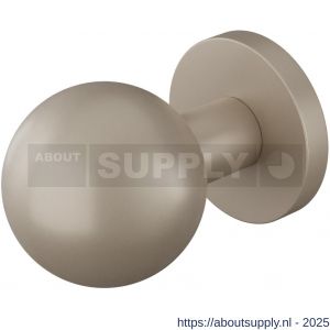 GPF Bouwbeslag Anastasius 9854.A3-00 S5 GPF9854.A3-00 kogelknop S5 50 mm met wisselstift op rond rozet Mocca blend - S21016590 - afbeelding 1