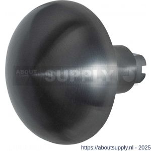 GPF Bouwbeslag PVD 9857.P1 S5 Paddenstoel knop 65 mm voor veiligheids schilden vast met wisselstift PVD antraciet - S21010512 - afbeelding 1