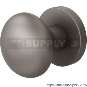 GPF Bouwbeslag Anastasius 9859.A3-00 S5 GPF9859.A3-00 Paddenstoel knop S5 52 mm met wisselstift op rond rozet Mocca blend - S21016596 - afbeelding 1