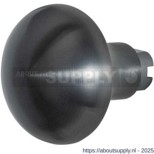 GPF Bouwbeslag PVD 9859.P1 S5 Paddenstoel knop 52 mm voor veiligheids schilden vast met wisselstift PVD antraciet - S21010516 - afbeelding 1