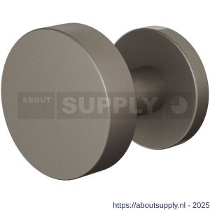 GPF Bouwbeslag Anastasius 9860.A3-00R S5 GPF9860.A3-00R excentrische knop S5 60x16 mm met wisselstift op rond rozet rechtswijzend Mocca blend - S21016600 - afbeelding 1